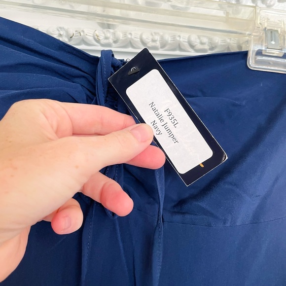 NWT Yumi Kim Blue Anthropologie NATALIE Dress Jumpsuit - Picture 7 of 16